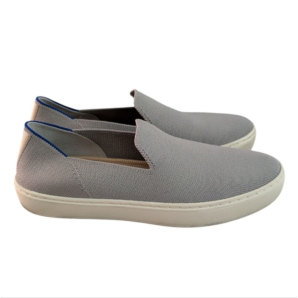 Womens Rothy's The Original Gray Slip On Flat Sneaker‎ Size 7 - Picture 2 of 10